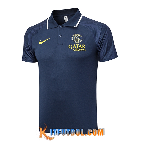 Camiseta Polo PSG Negro 2023/2024