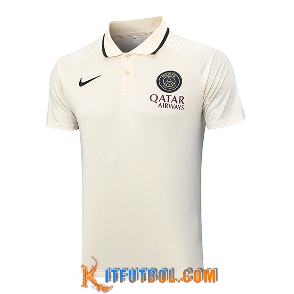 Camiseta Polo PSG Amarillo 2023/2024