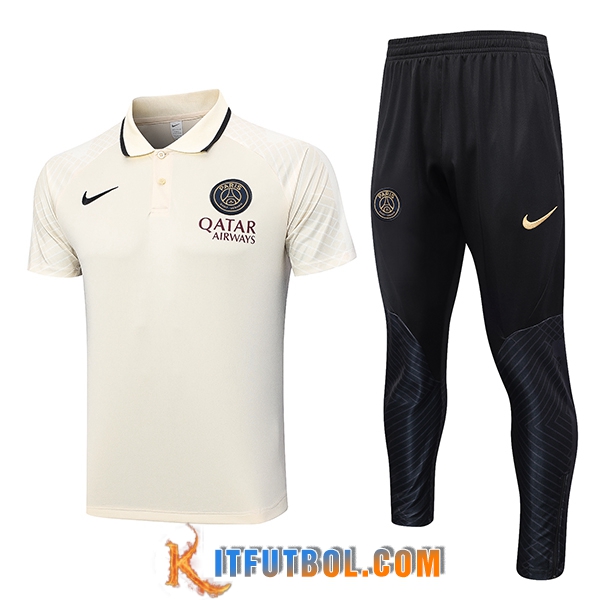 Camiseta Polo PSG Amarillo 2023/2024