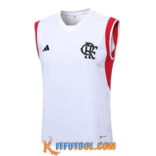 Chalecos De Futbol Flamengo Blanco 2023/2024