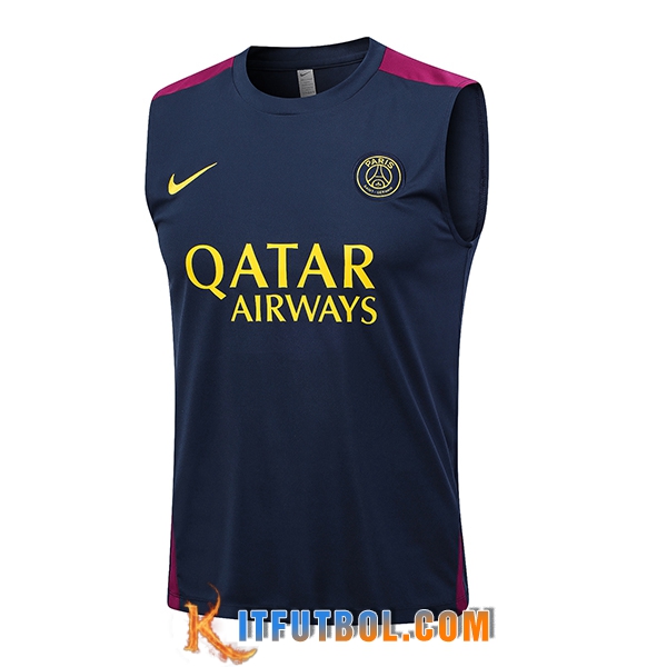 Chalecos De Futbol PSG Azul marino 2023/2024