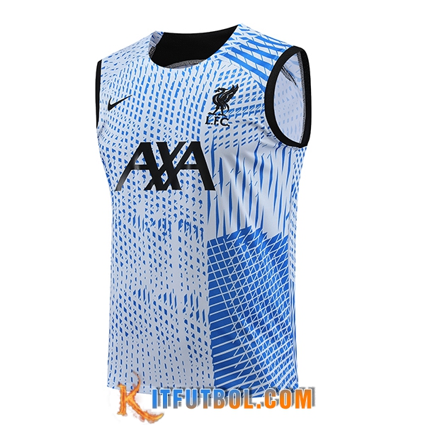Chalecos De Futbol FC Liverpool Azul Claro 2023/2024