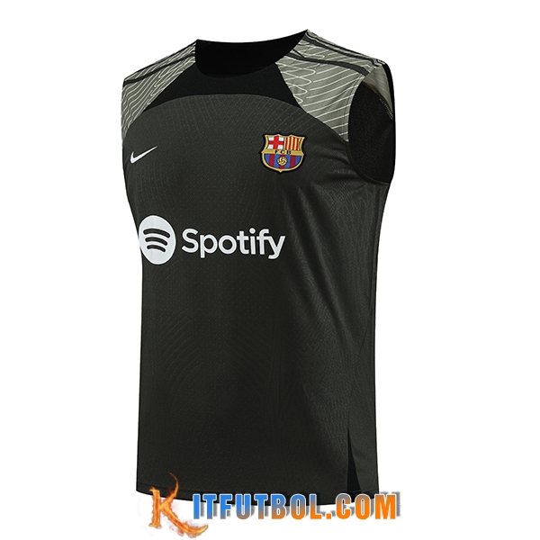 Chalecos De Futbol FC Barcelona Verde 2023/2024