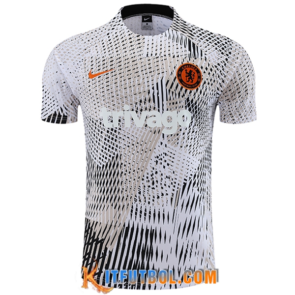Camiseta Entrenamiento FC Chelsea Blanco 2023/2024