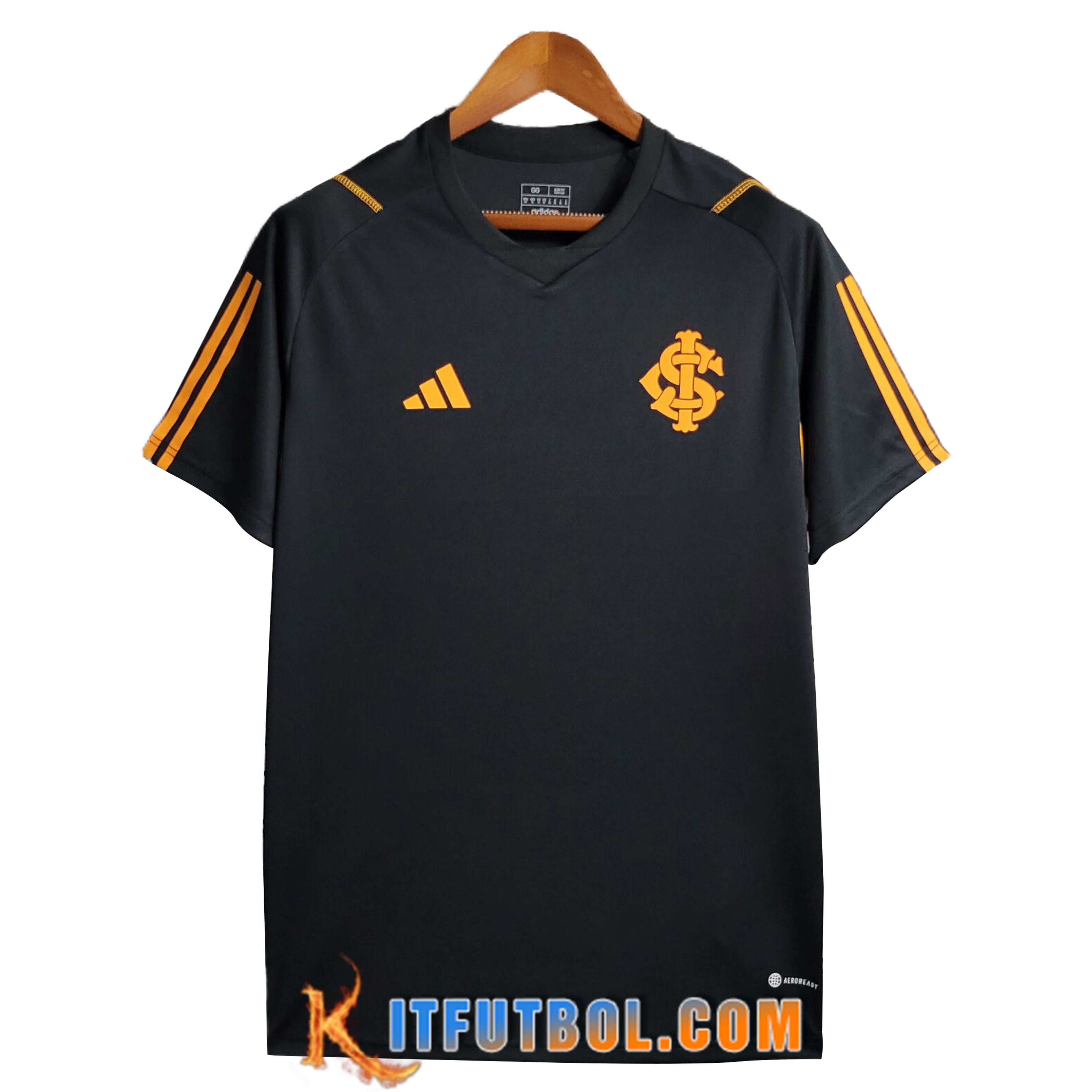 Camiseta Entrenamiento Internacional Negro 2023/2024