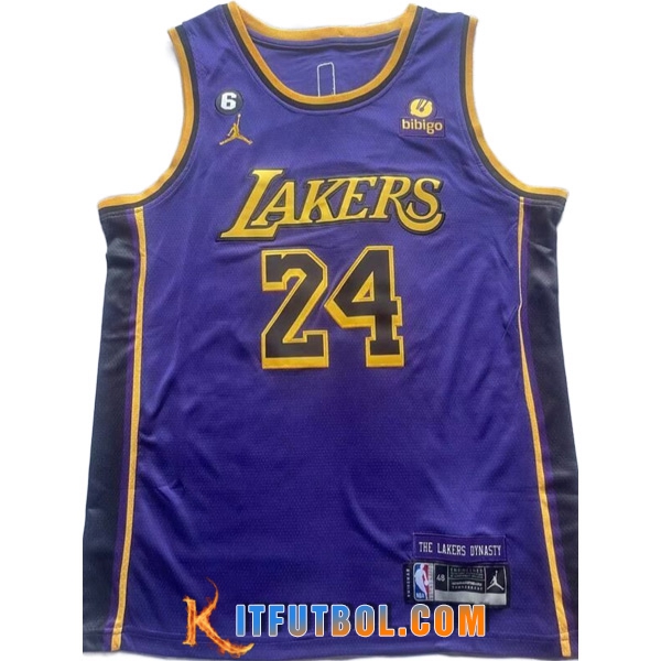 Camisetas Los Angeles Lakers (IRVING #2) 2022/23 Violeta