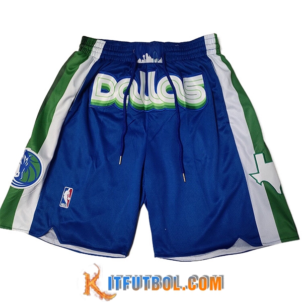 Cortos NBA Dallas Mavericks 2023 Azul