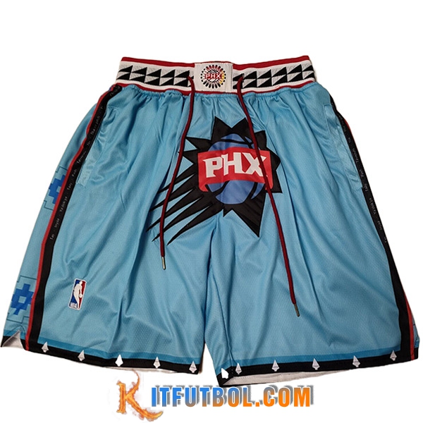 Cortos NBA Phoenix Suns 2023 Azul Claro