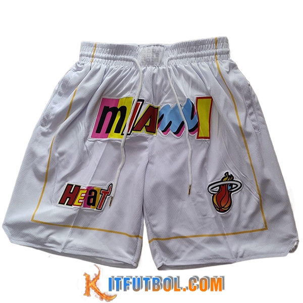 Cortos NBA Miami Heat 2023 Blanco