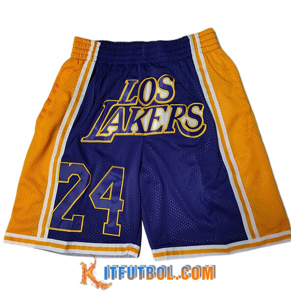 Cortos NBA Los Angeles Lakers Violeta/Amarillo