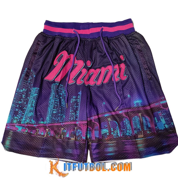 Cortos NBA Miami Heat Violeta