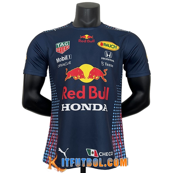 Camiseta de manga corta F1 RedBull Racing Team Azul marino 2023