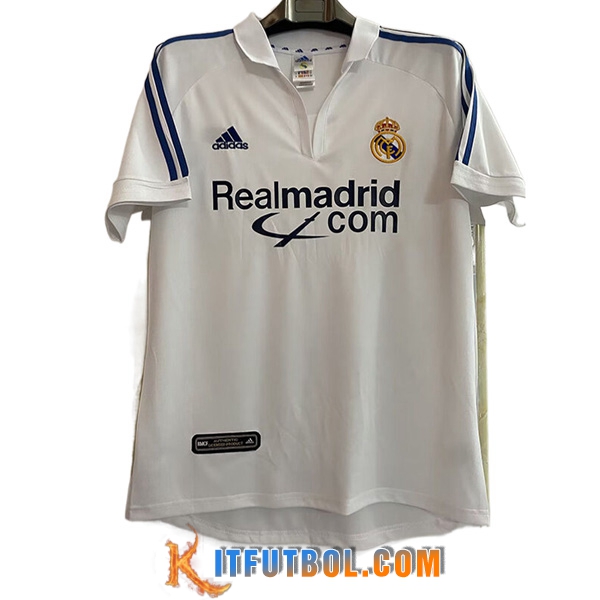Camisetas De Futbol Real Madrid Primera 2001/2002