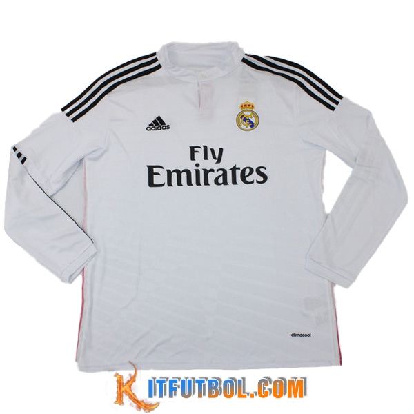 Camisetas De Futbol Real Madrid Primera Manga Larga 2014/2015