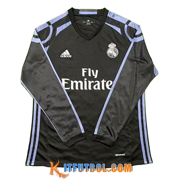 Camisetas De Futbol Real Madrid Tercera Manga Larga 2016/2017