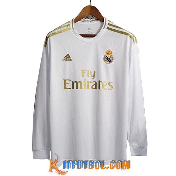 Camisetas De Futbol Real Madrid Primera Manga Larga 2019/2020