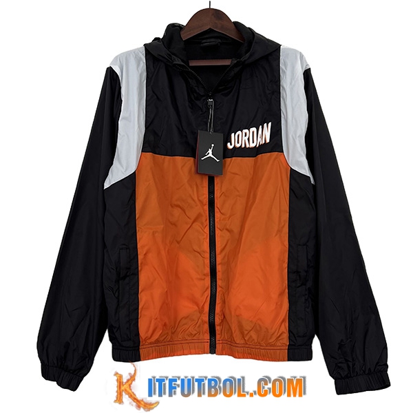 Rompevientos Jordan Negro/Naranja 2023/2024