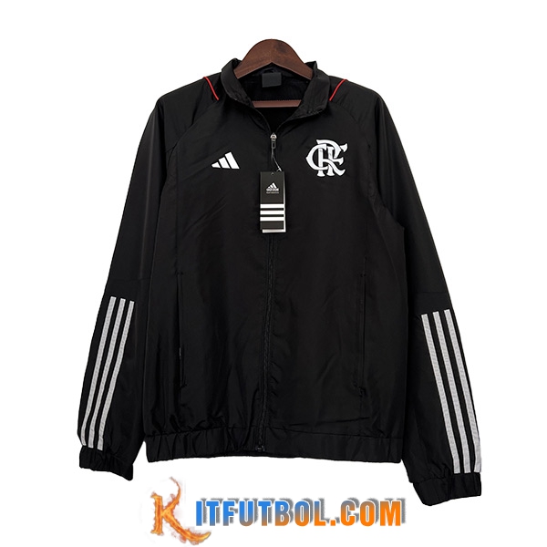 Rompevientos Flamengo Negro 2023/2024