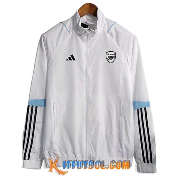 Rompevientos Arsenal Blanco 2023/2024