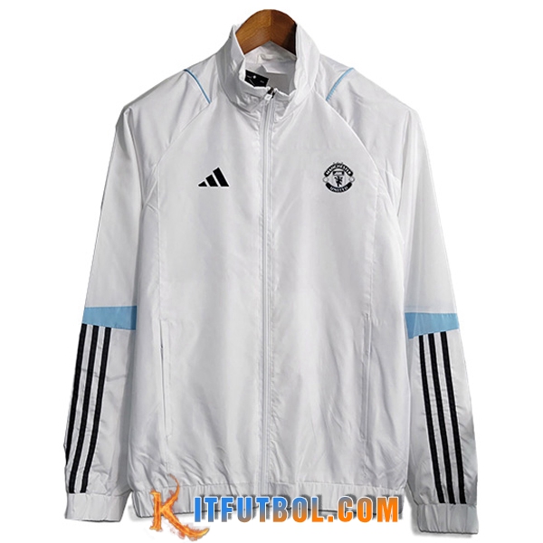Rompevientos Manchester United Blanco 2023/2024