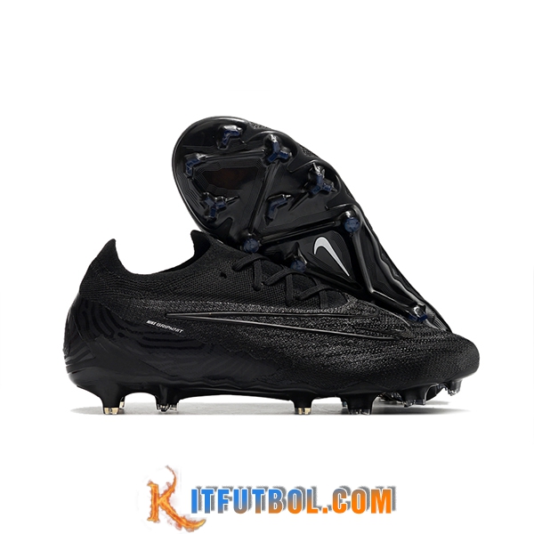 Nike Botas De Fútbol Phantom GX Low Gang Elite FG Negro -02
