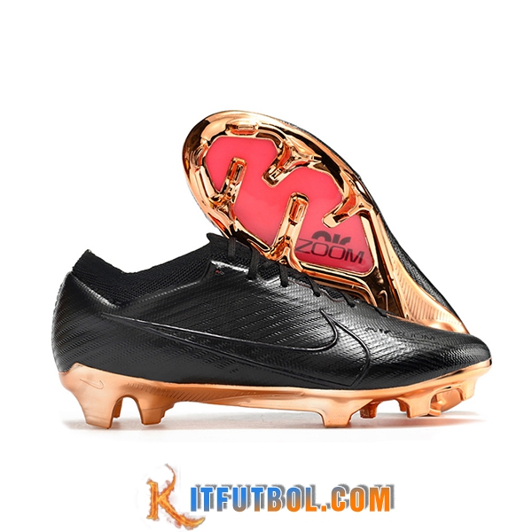 Nike Botas De Fútbol Air Zoom Mercurial Vapor XV Elite FG Negro -03