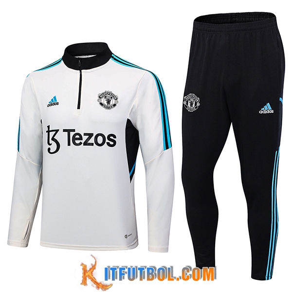 Chandal Equipos De Futbol Manchester United Blanco 2023/2024 -02