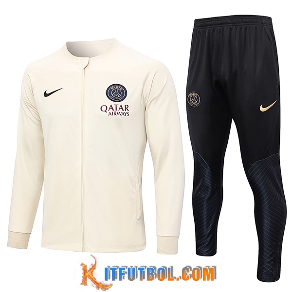Chandal Equipos De Futbol - Chaqueta PSG Blanco 2023/2024 -02