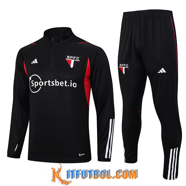 Chandal Equipos De Futbol Sao Paulo FC Negro 2023/2024