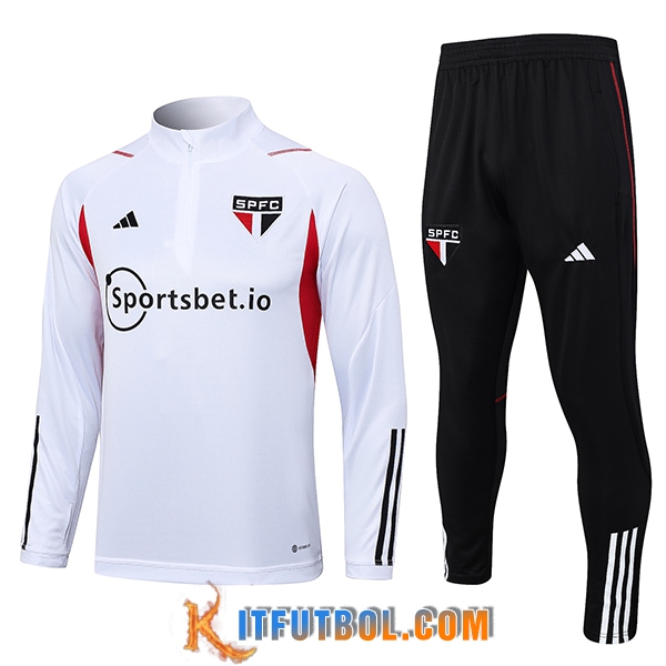 Chandal Equipos De Futbol Sao Paulo FC Blanco 2023/2024