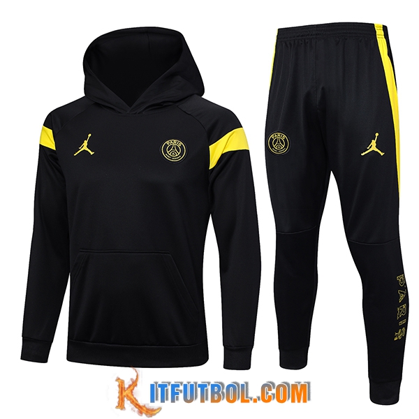 Chaqueta Con Capucha Chandal Jordan PSG Negro 2023/2024