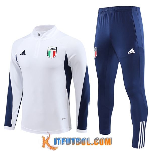 Chandal Equipos De Futbol Italia Blanco 2023/2024 -02