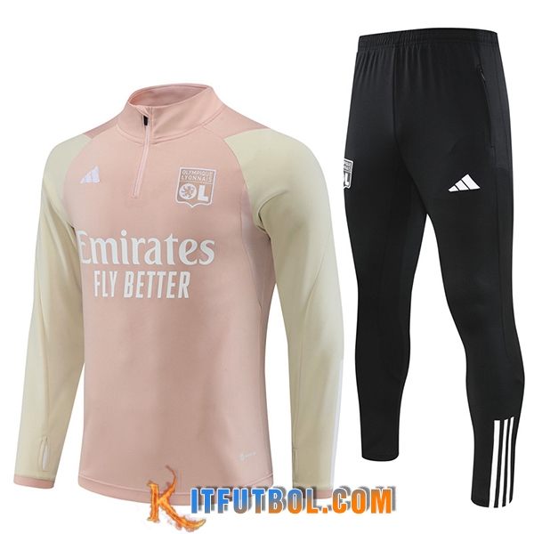 Chandal Equipos De Futbol Lyon Rosa 2023/2024