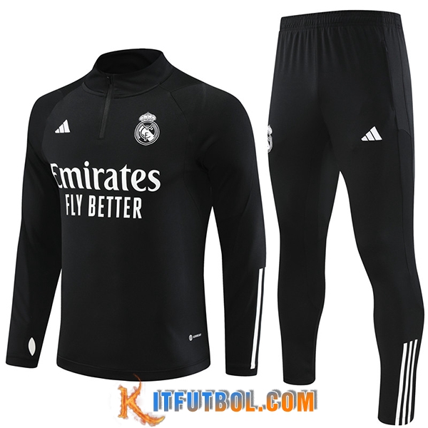 Chandal Equipos De Futbol Real Madrid Negro 2023/2024