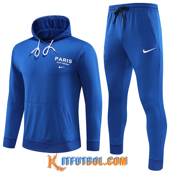 Chaqueta Con Capucha Chandal PSG Azul 2023/2024