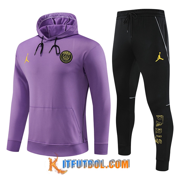 Chaqueta Con Capucha Chandal Jordan PSG Violeta 2023/2024