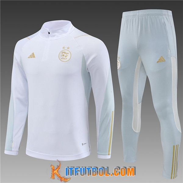 Chandal Equipos De Futbol Argelia Ninos Blanco 2023/2024