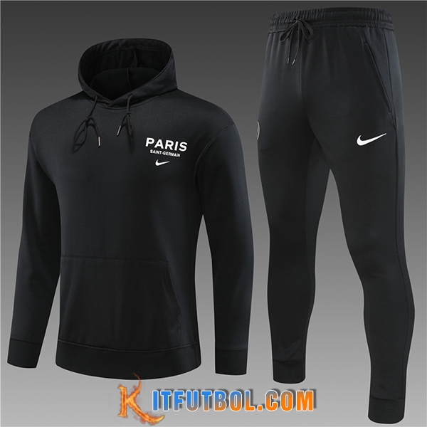 Chaqueta Con Capucha Chandal PSG Ninos Negro 2023/2024