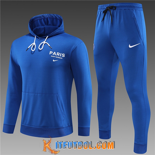 Chaqueta Con Capucha Chandal PSG Ninos Azul 2023/2024