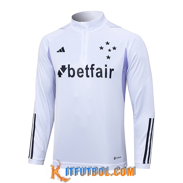 Sweatshirt Training Cruzeiro EC Blanco 2023/2024