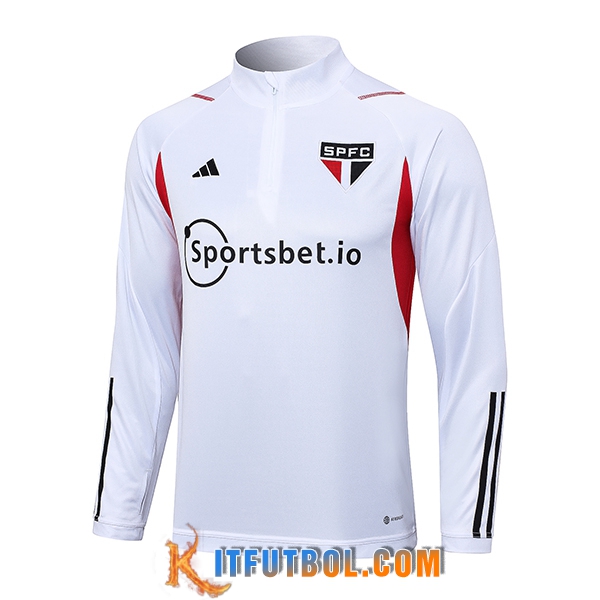 Sweatshirt Training Sao Paulo FC Blanco 2023/2024