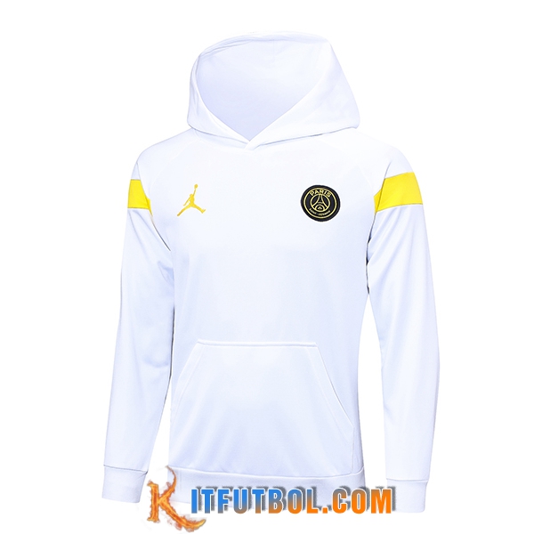 Sweatshirt Training Capuche Jordan PSG Blanco 2023/2024