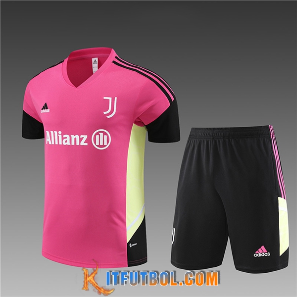 Camiseta Entrenamiento + Cortos Juventus Ninos Rose 2023/2024