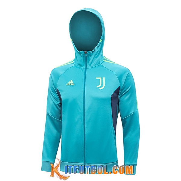 Chaqueta Con Capucha Juventus Verde 2023/2024