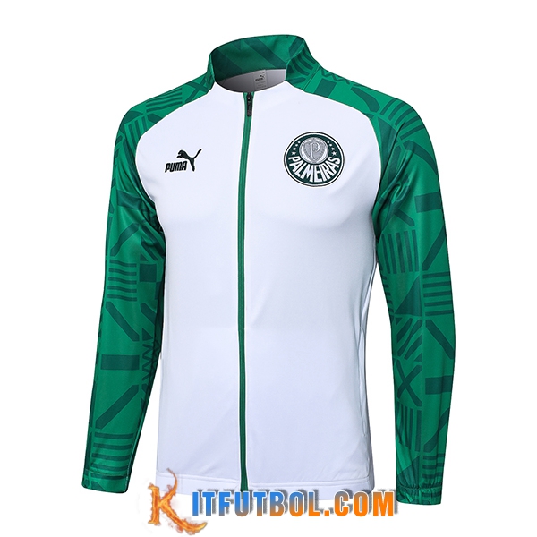 Chaquetas Futbol Palmeiras Blanco/Verde 2023/2024