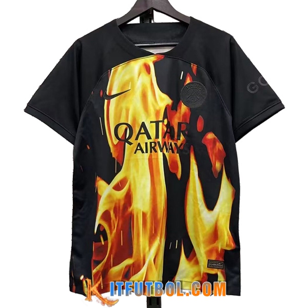Camisetas De Futbol PSG Negro/Amarillo Special Edition 2023/2024