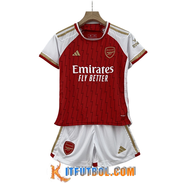 Camisetas De Futbol Arsenal Ninos Primera 2023/2024