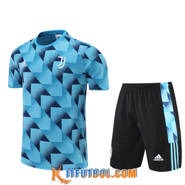 Camiseta Entrenamiento Juventus + Cortos Azul 2022/2023