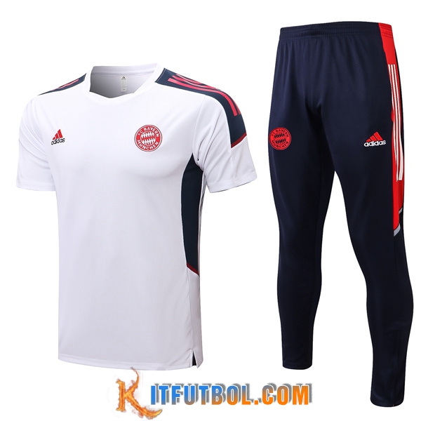 Camiseta Entrenamiento Bayern Munich + Pantalones Blanco 2022/2023