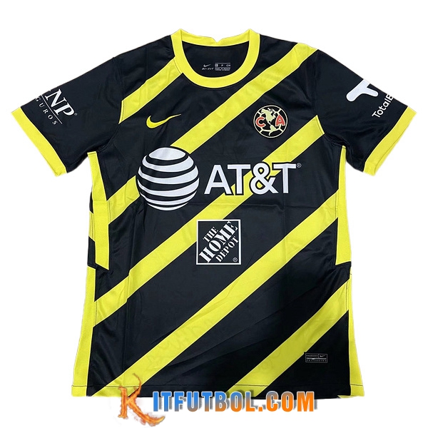 Camiseta Entrenamiento Club America Negro/Amarillo 2022/2023